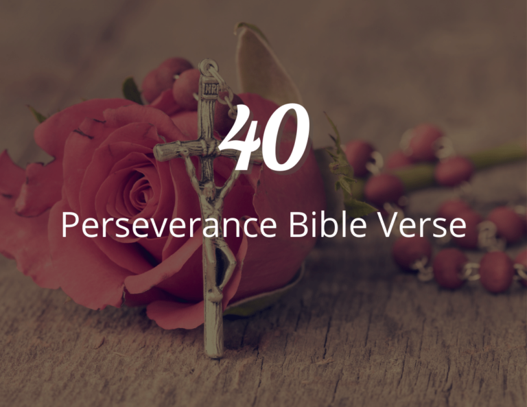 40 Powerful Perseverance Bible Verse For Your Encouragement